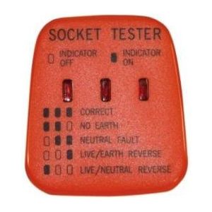 W4 Mains Tester Orange 20018 W4 - UK Camping And Leisure