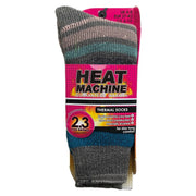 Ladies thermal insulated striped socks (assorted colours) 2628 UK Camping And Leisure - UK Camping And Leisure