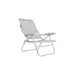 Crespo Beach Chair AL/223 Light Grey Crespo - UK Camping And Leisure