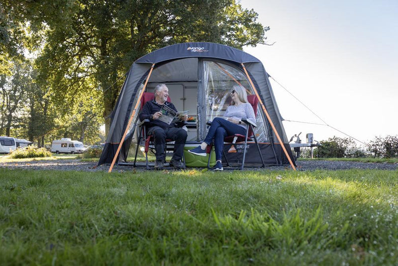 Vango Sunlight Air - Awning/Canopy for Campervans Low Cloud Grey | waterproof, lightweight, compact pack, inflatable
