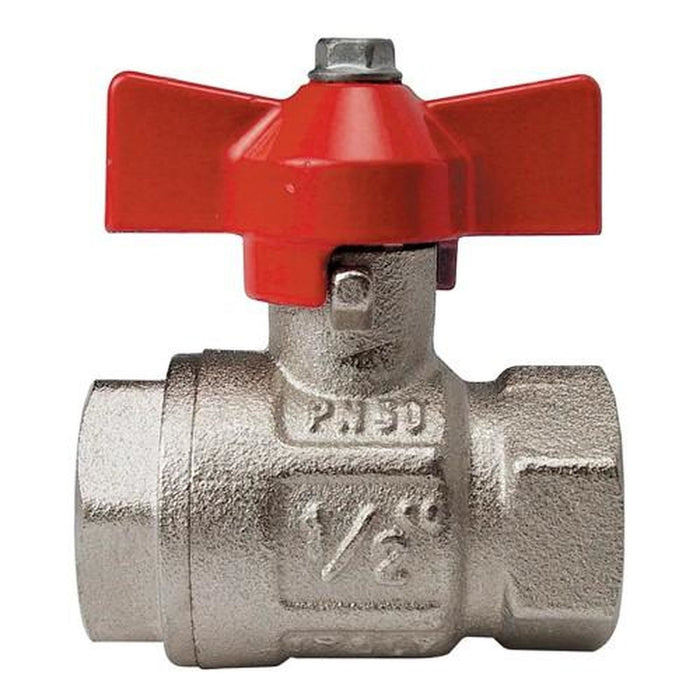 AG Tee Ball Valve PN50 1/2" BSP Female Ports AG - UK Camping And Leisure