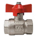 AG Tee Ball Valve PN50 1/2" BSP Female Ports AG - UK Camping And Leisure