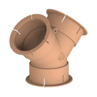Whale Duct Fitting 65mm 'Y'