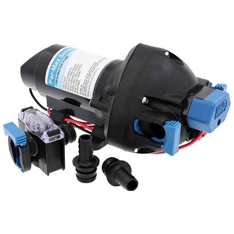 Jabsco Par-Max 3 Freshwater Delivery Pump 12V 3gpm (11lpm) 25psi Jabsco - UK Camping And Leisure