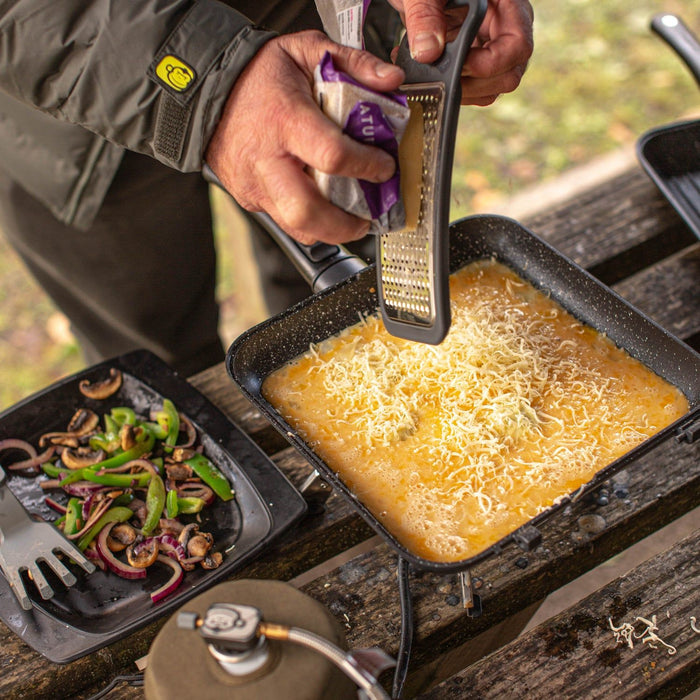 RidgeMonkey Connect Pan & Griddle XXL Granite Fishing Angler Outdoor Cooking