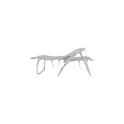 Crespo Beach Chair AL/223 Light Grey Crespo - UK Camping And Leisure