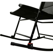 Leisurewize Foldable Rocking Chair Padded Outdoor Rocker with Armrests LW728 - Image 4 of 6 | UK Camping and Leisure