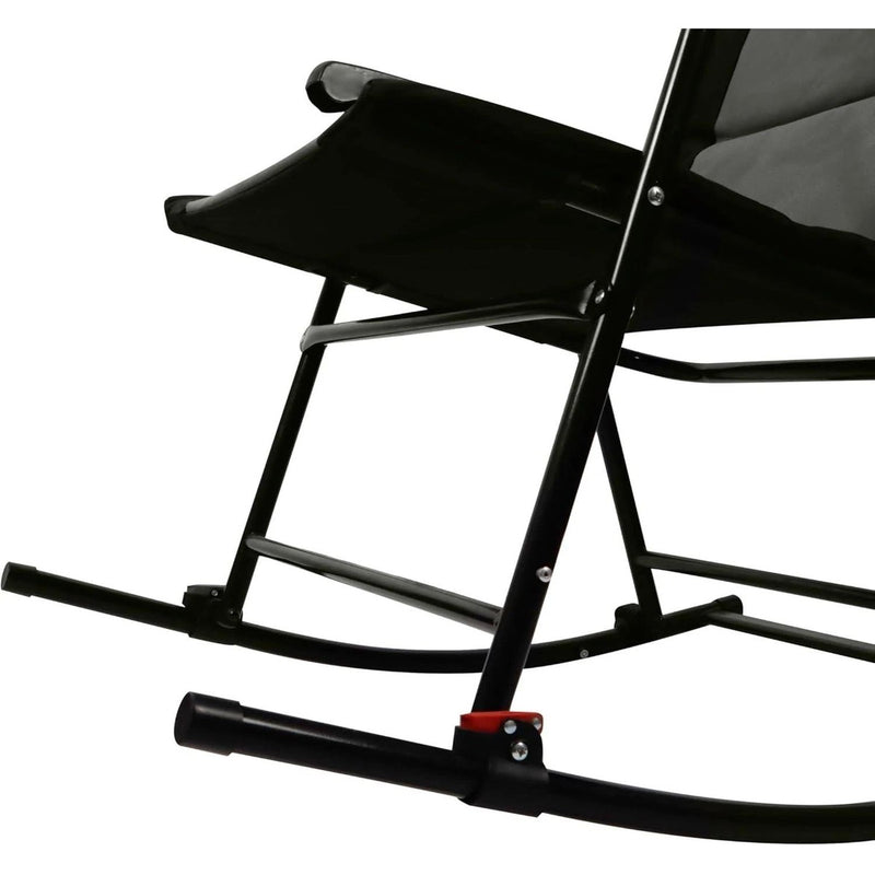 Leisurewize Foldable Rocking Chair Padded Outdoor Rocker with Armrests LW728 - Image 4 of 6 | UK Camping and Leisure