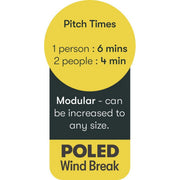 Quest Screen Shield (1 panel) Windbreak Quest - UK Camping And Leisure