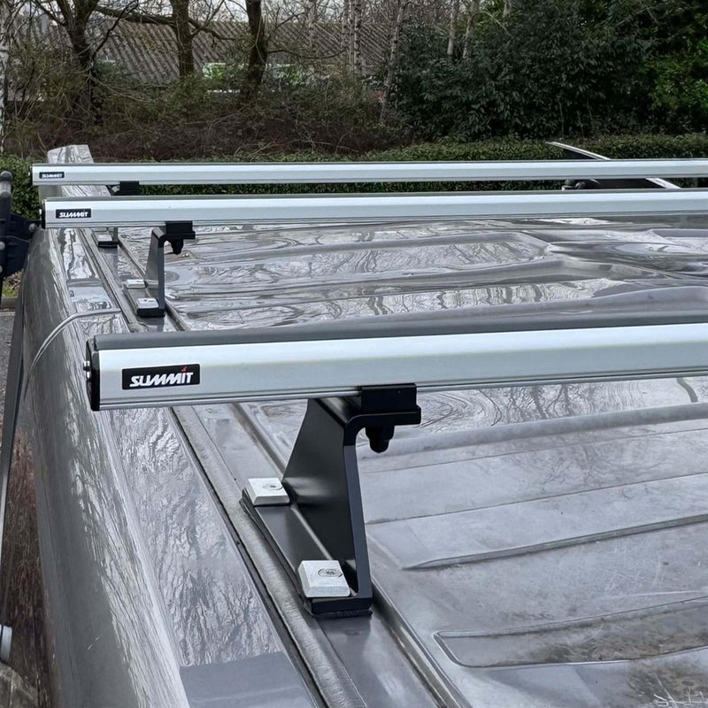 Summit Commercial 2 x Aluminium Fixed Point Roof Bars Rack 1.25m SULC-009 Summit - UK Camping And Leisure