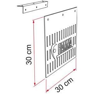 Fiamma Mud Flap Rear (2) 06607-01- Fiamma - UK Camping And Leisure