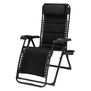 Travellife Barletta Chair Relax Black 2127380 Travellife - UK Camping And Leisure