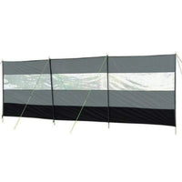 Olpro Charcoal Compact Vision Windbreak - 4m Outdoor Privacy Barrier