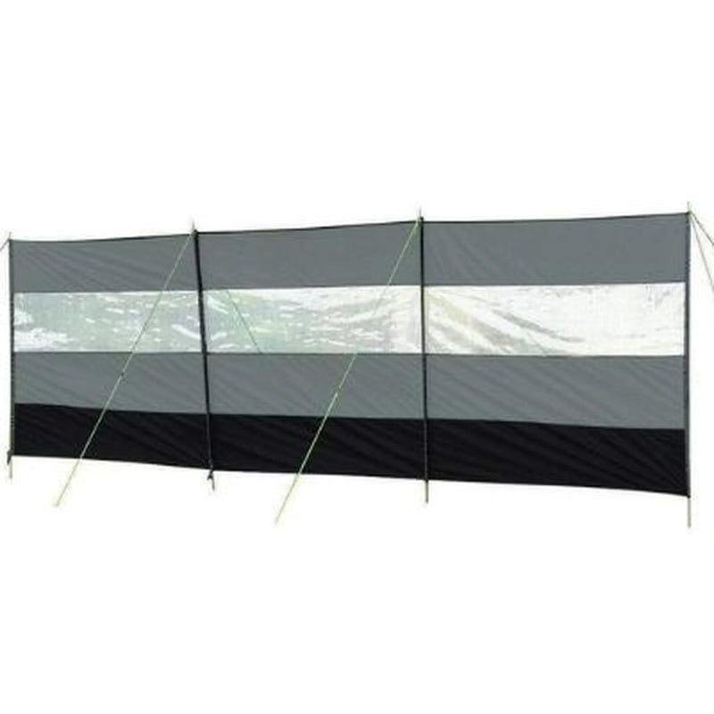 Olpro Charcoal Compact Vision Windbreak - 4m Outdoor Privacy Barrier