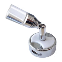 Adjustable Spot Light 60mm Base (12V / 1W / Cool White / IP20)