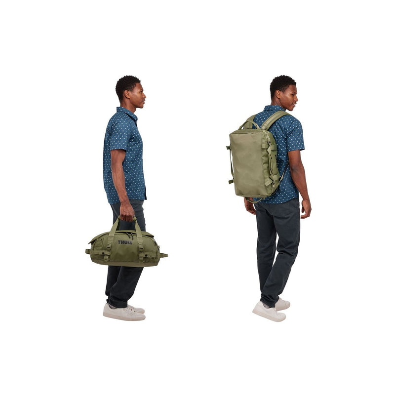 Thule Chasm 30L duffel bag olivine green Thule - UK Camping And Leisure