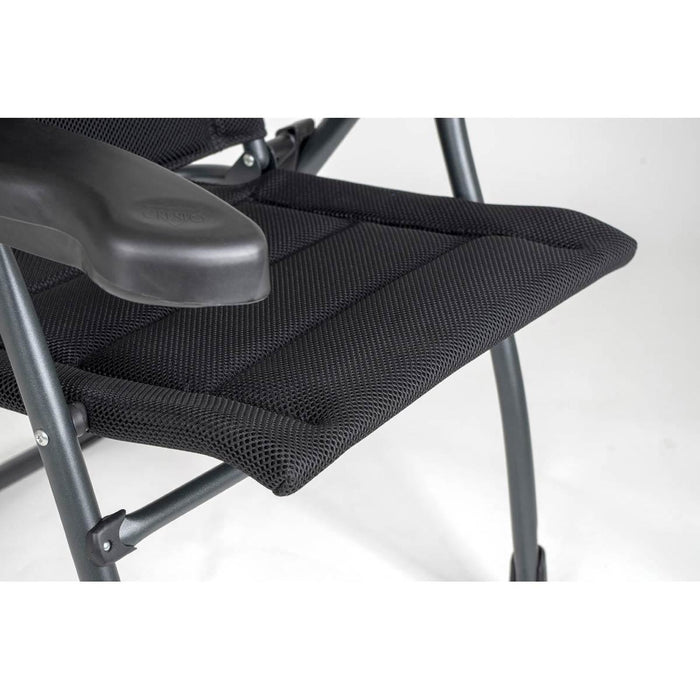 Crespo Chair AP/215 Air Deluxe Black Crespo - UK Camping And Leisure