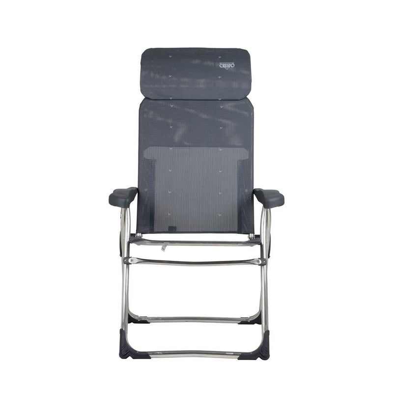 Crespo Chair AL/213 Compact Dark Grey Crespo - UK Camping And Leisure