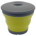 Collaps Bucket with Lid Green: Compact and Collapsible Camping Bucket with Lid Outwell - UK Camping And Leisure