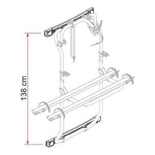 Fiamma Kit Bars Dj Crafter >17 For Cb Dj Deep Black 08754-03A Fiamma - UK Camping And Leisure