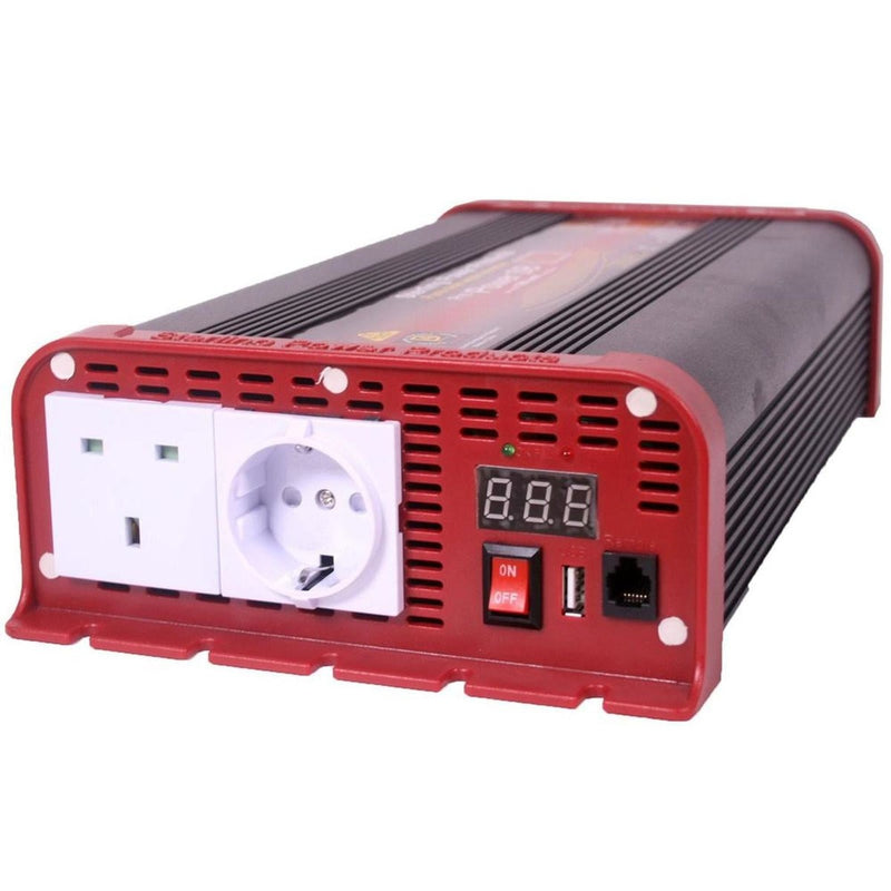 Sterling Pro Pure SB Inverter 12V 1000W Sterling Power - UK Camping And Leisure