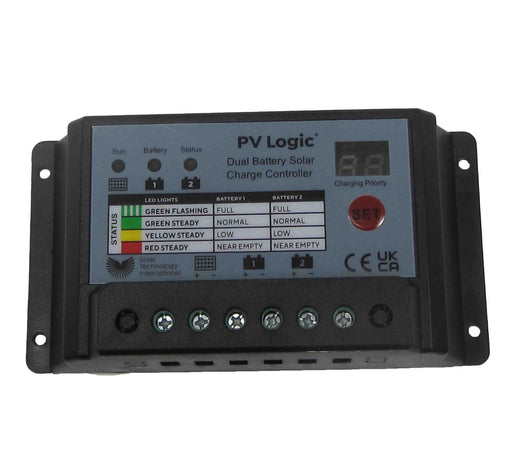 Solar Technology 20Ah Twin Charge Controller Stcc20 UK Camping And Leisure - UK Camping And Leisure