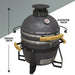 Dellonda Deluxe 16"(40cm) Ceramic Kamado Style BBQ DG158 Dellonda - UK Camping And Leisure