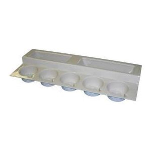 Stepped Cup Rack Ivory T160 IVORY UK Camping And Leisure - UK Camping And Leisure