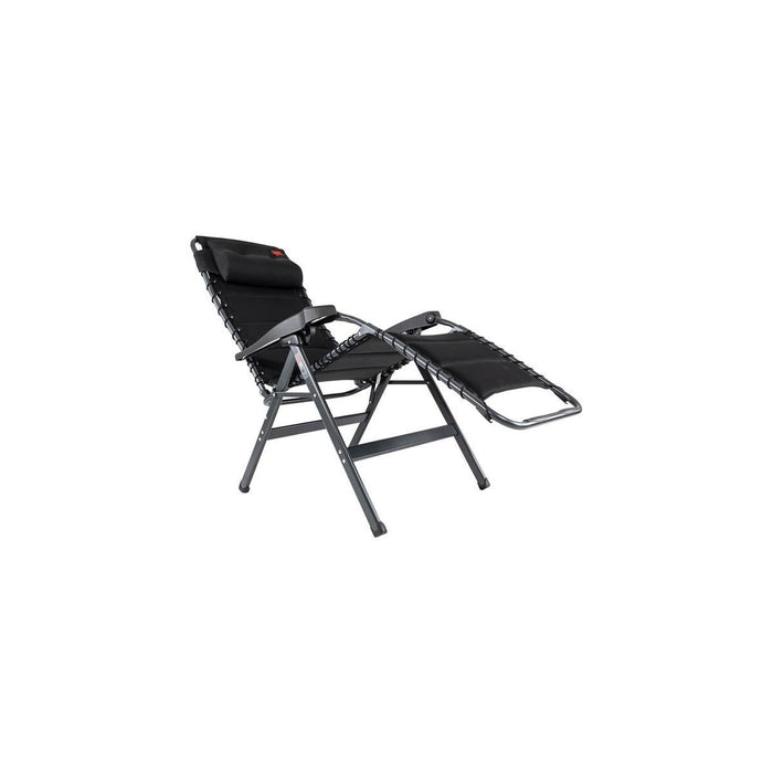 Crespo Zero Gravity Chair AP/232 Air Deluxe Black Crespo - UK Camping And Leisure