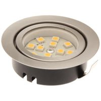 Nickel Recessed LED Downlight Unswitched