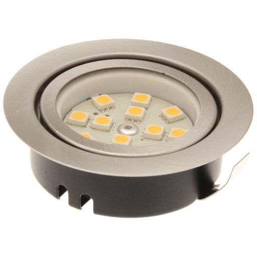 Nickel Recessed LED Downlight Unswitched Nova - UK Camping And Leisure