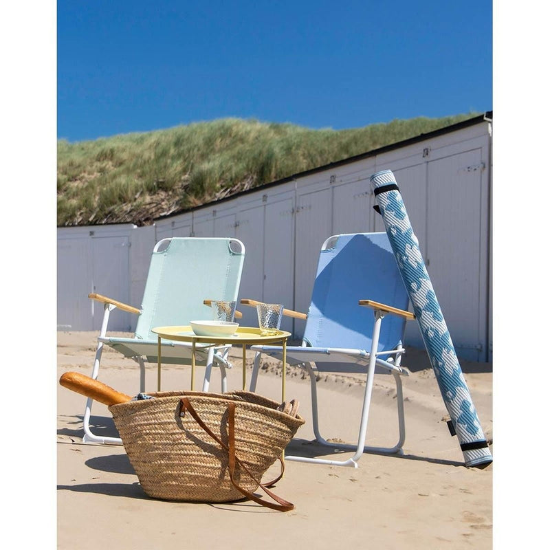 Bo-Camp Pastel Collection Chill Mat Lavardin Beach Blue Bo-Camp - UK Camping And Leisure