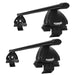 SUP-076 Premium Multi Fit Roof Bars, Black Steel, Set of 2 Summit - UK Camping And Leisure