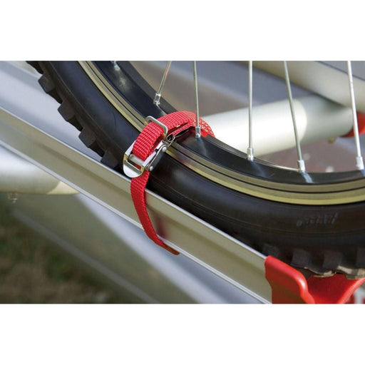 Fiamma Strap Kit Red Pair for Secure Bike Transport Fiamma - UK Camping And Leisure