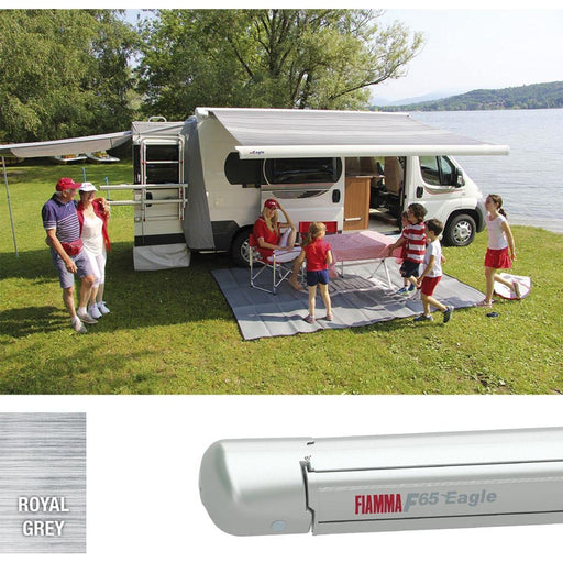 Fiamma F65 Eagle 400 Awning, Titanium Royal Grey Fiamma - UK Camping And Leisure