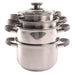 Via Mondo Chef 1 7Pce Stainless Steel Cookware Set 1165253 Via Mondo - UK Camping And Leisure