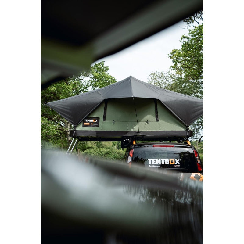 TentBox Lite 2.0 (Forest Green) 2 Person Roof Tent TENTBOX - UK Camping And Leisure