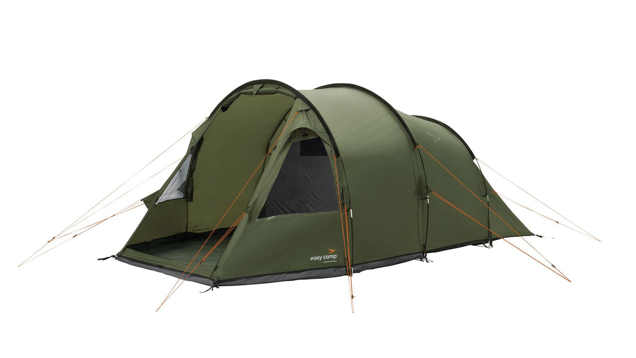 Easy Camp Hidra 4 Pole Tent Green 4 Person Easy Camp - UK Camping And Leisure