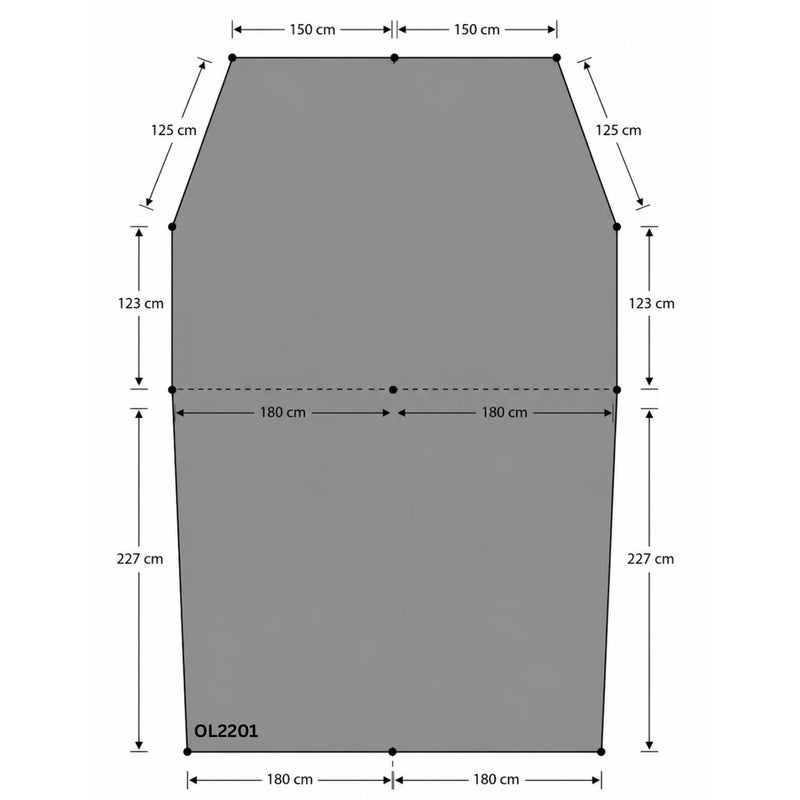Olpro Kinver Footprint Groundsheet 650x380cm