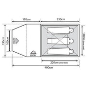 Outdoor Revolution Q Cruiser 3.0 Family Tent Outdoor Revolution - UK Camping And Leisure