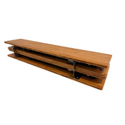 Olpro Bamboo Camping Table 4 Folding 80cm x 60cm Olpro - UK Camping And Leisure