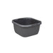 Bo-Camp Washing Bowl Square Polyethylene 13L Grey Bo-Camp - UK Camping And Leisure