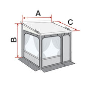 Fiamma Caravanstore XL ZIP 310 Privacy Room (08363-02-) Fiamma - UK Camping And Leisure