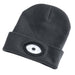 Draper Beanie Hat with Rechargeable Torch, One Size, 1W, 100 Lumens, Grey 99522 Draper - UK Camping And Leisure
