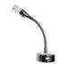 Silver Flexi Spotlight with USB Port (12V / 1W / Warm White / IP20) Dimatec - UK Camping And Leisure