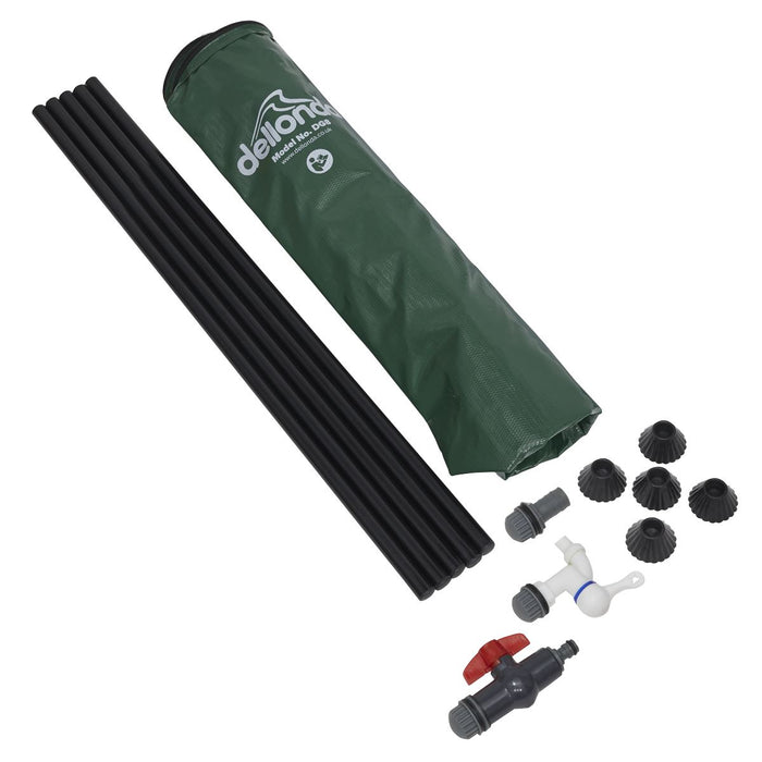 Dellonda Collapsible PVC Garden Water Butt with Zipped Lid & Drain Tap 100L Dellonda - UK Camping And Leisure