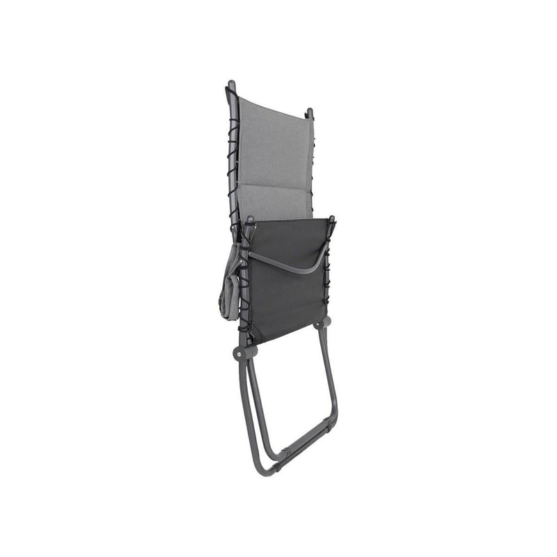 Crespo Lounger AP/262 Tex Comfort Light Grey Crespo - UK Camping And Leisure