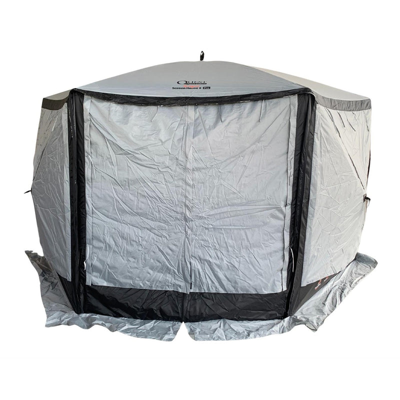 Quest Screen house 6 Pro pop up Gazebo (Grey) Quest Leisure - UK Camping And Leisure