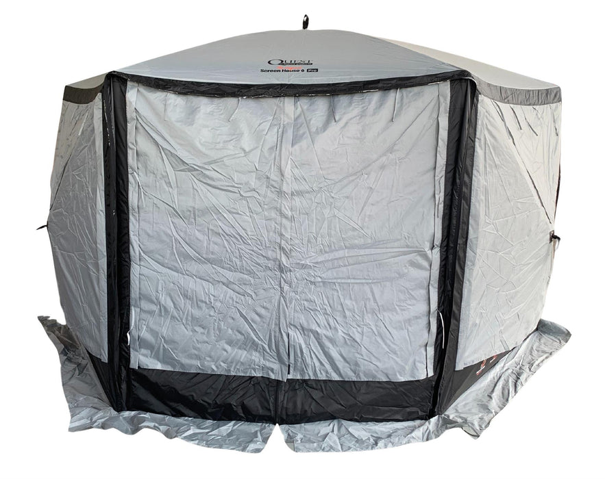 Quest Screen house 6 Pro pop up Gazebo (Grey) Quest Leisure - UK Camping And Leisure