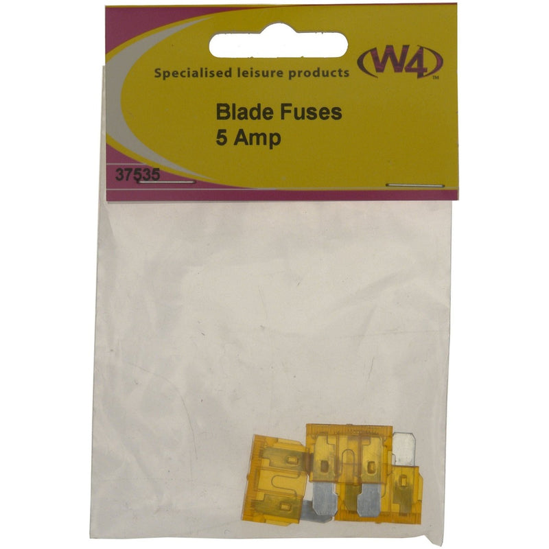 W4 Blade Fuse 5A (3) 37535 W4 - UK Camping And Leisure